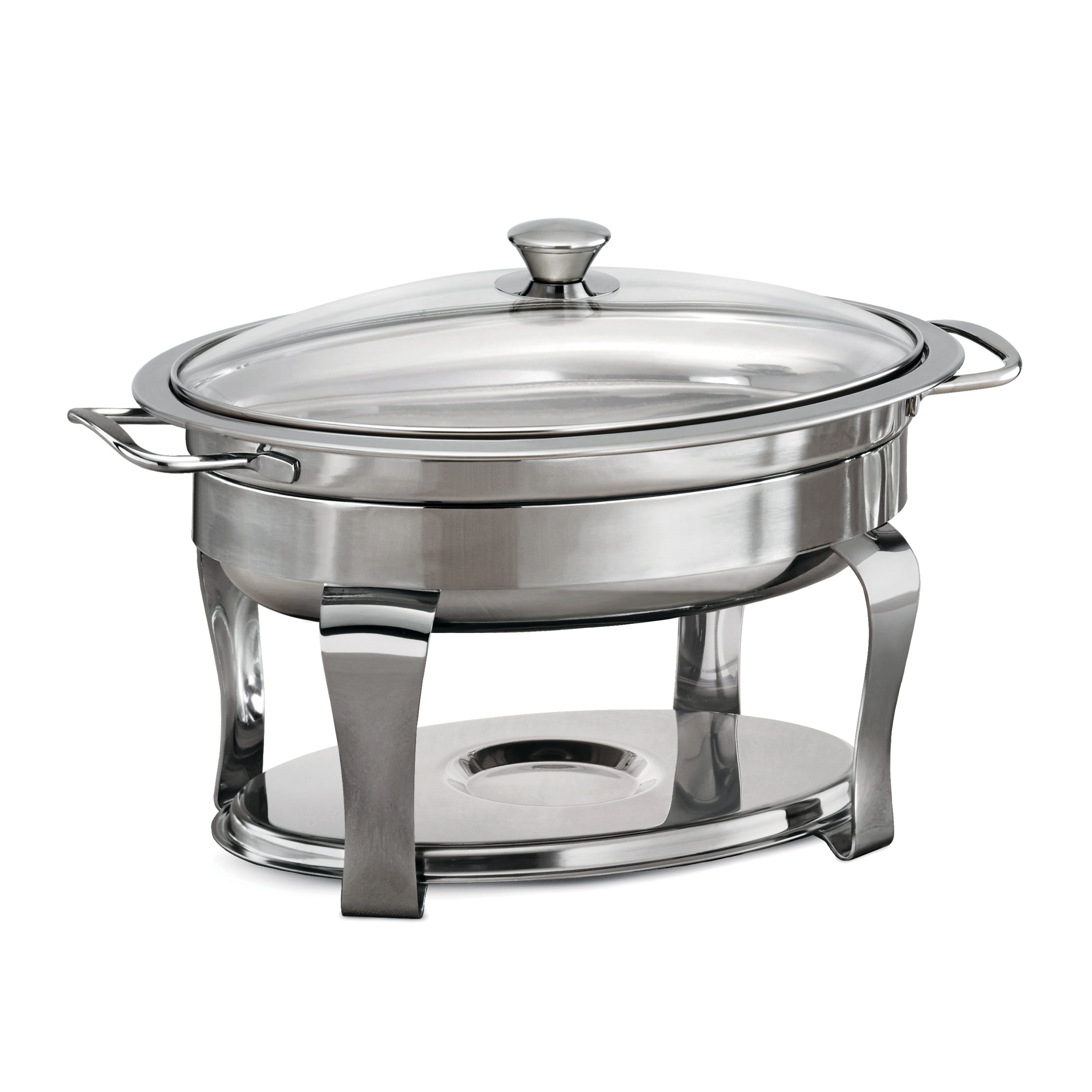 TRAMONTINA PRO Line 4.2QT 保温調理鍋 スタンド付き Proline 4.2 Quart Stainless Steel Oval Chafing Dish – Tramontina USA