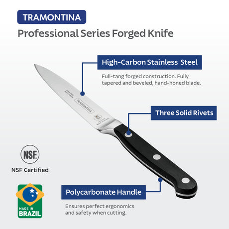 Professional Forged 4 Inch Chef's Paring Knife