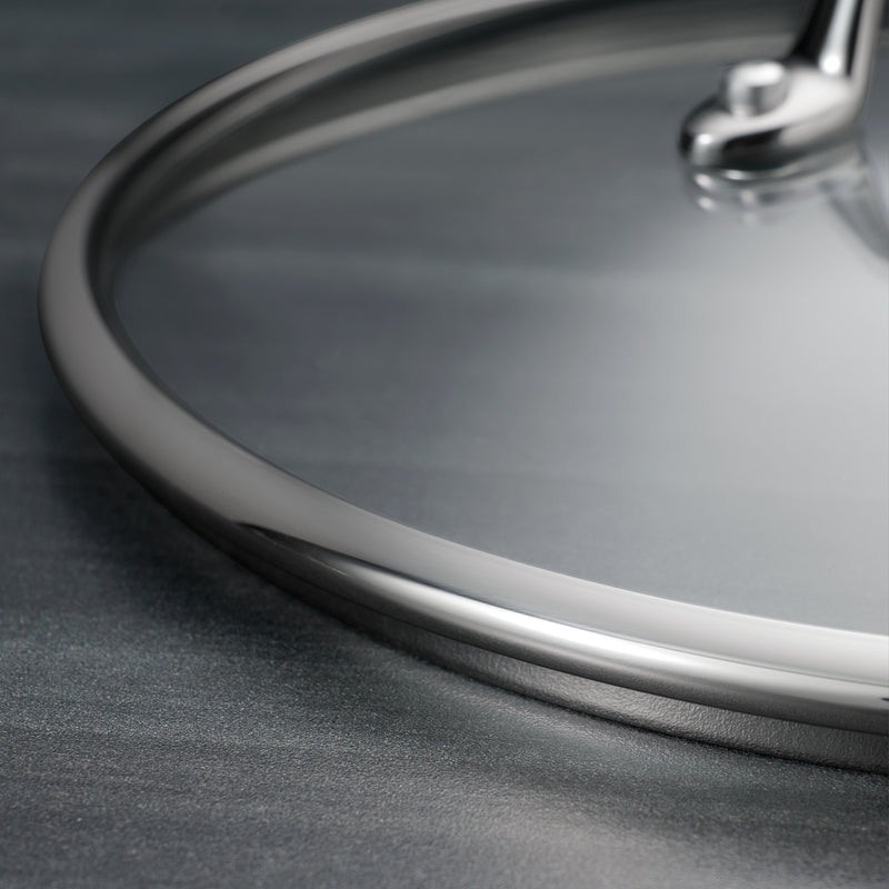 Tri-Ply Clad Stainless Steel Cookware Set with Glass Lids – Tramontina USA