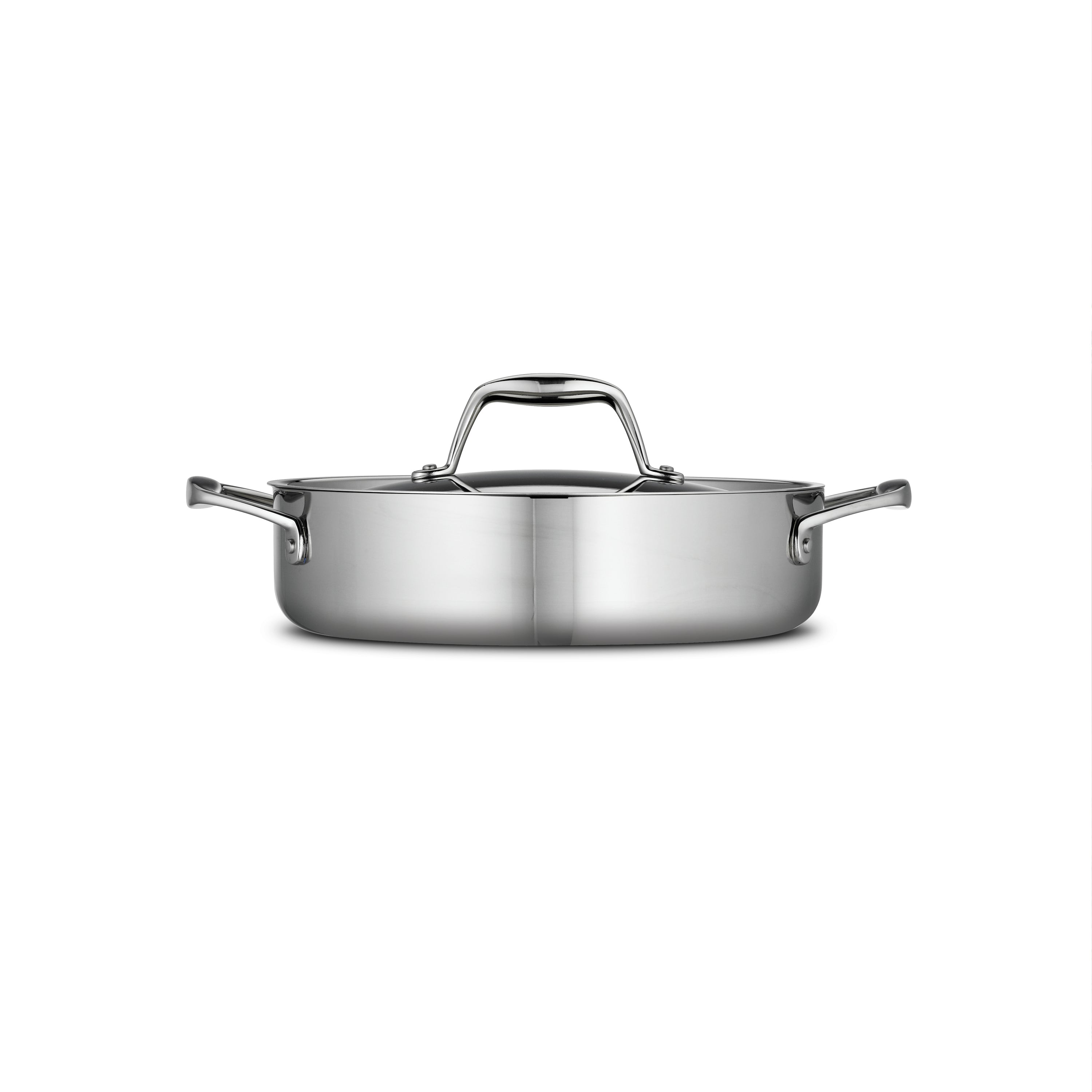 Signature 3 Quart Tri-Ply Clad Stainless Steel Covered Braiser