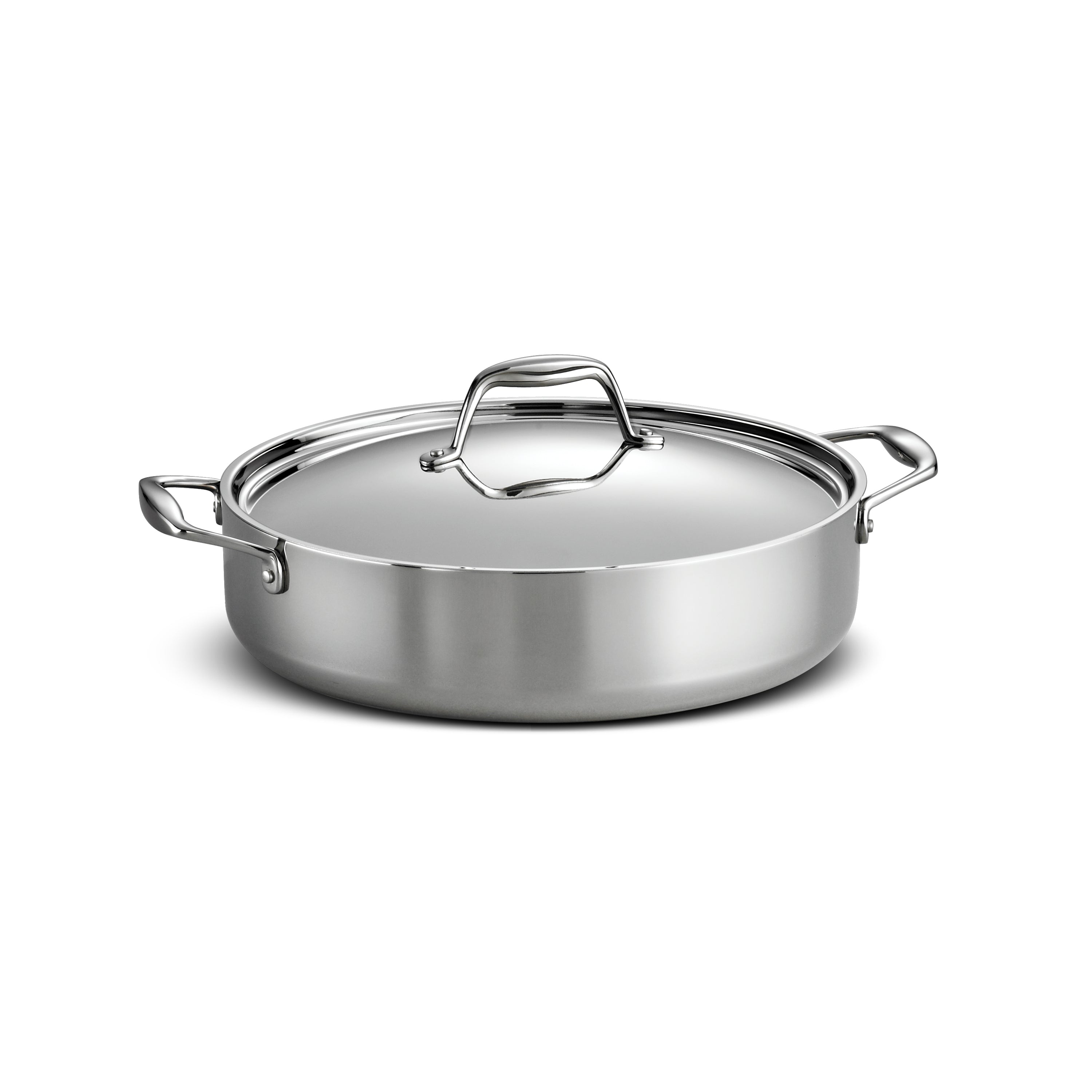 Signature 6 Quart Tri-Ply Clad Stainless Steel Covered Braiser