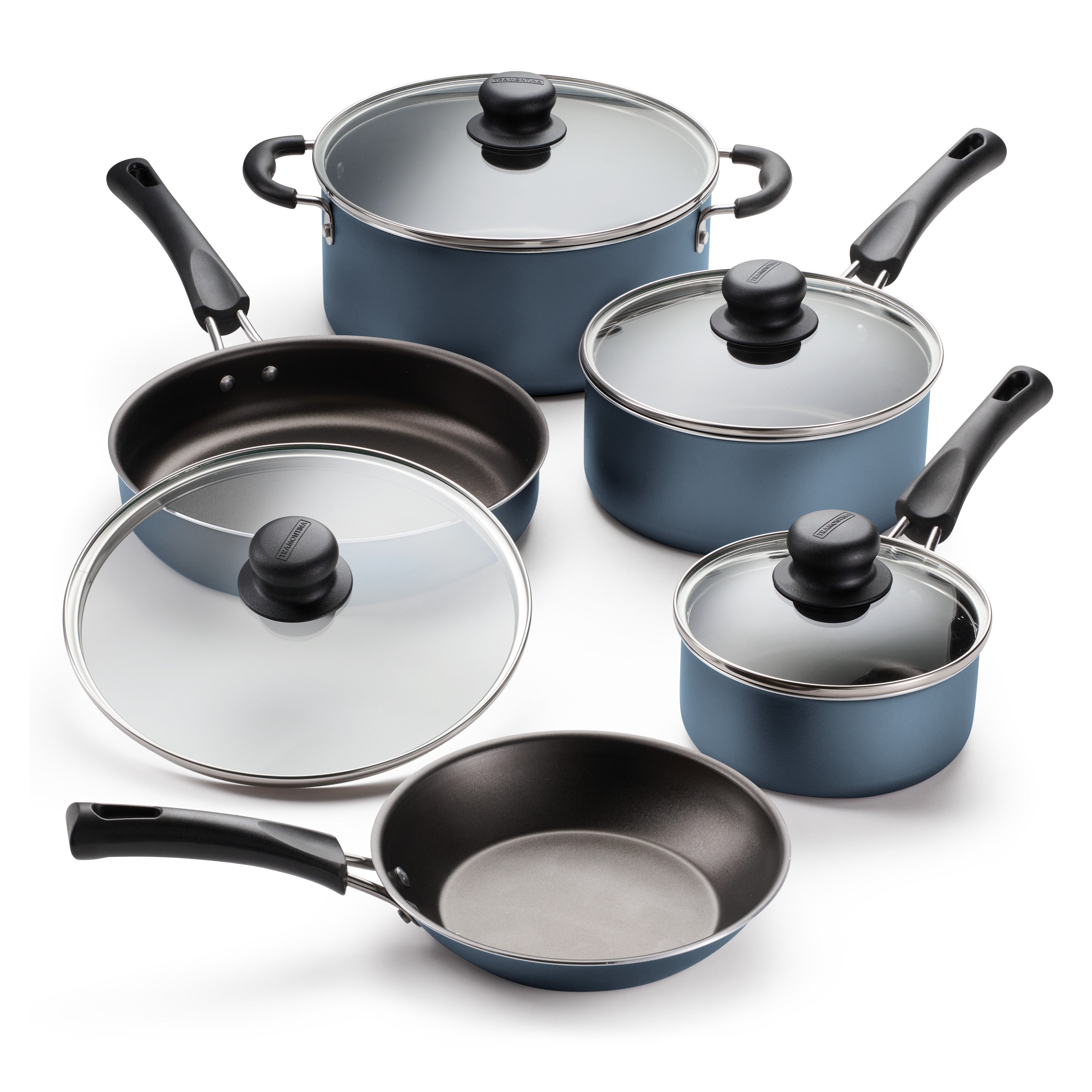 9 Piece Aluminum Nonstick Cookware Set – Tramontina USA